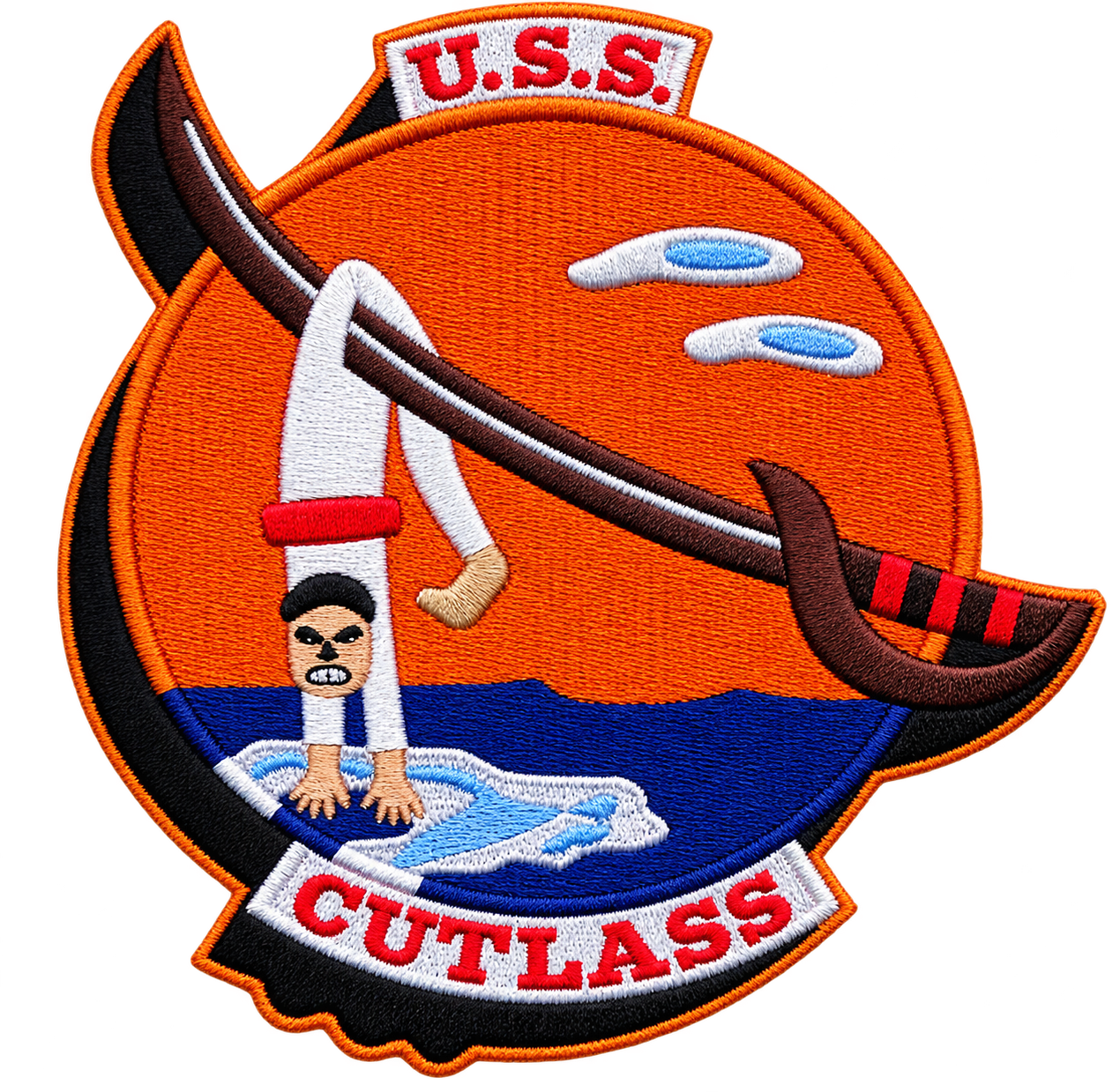 USS CUTLASS SS 478 PATCH - Sword & Sailor
