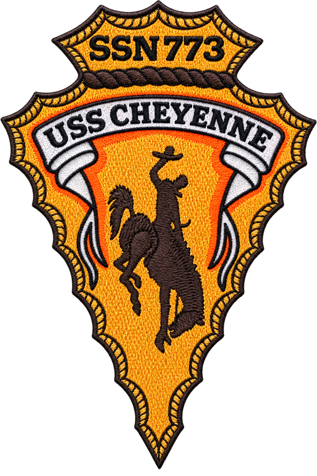 USS CHEYENNE SSN 773 PATCH