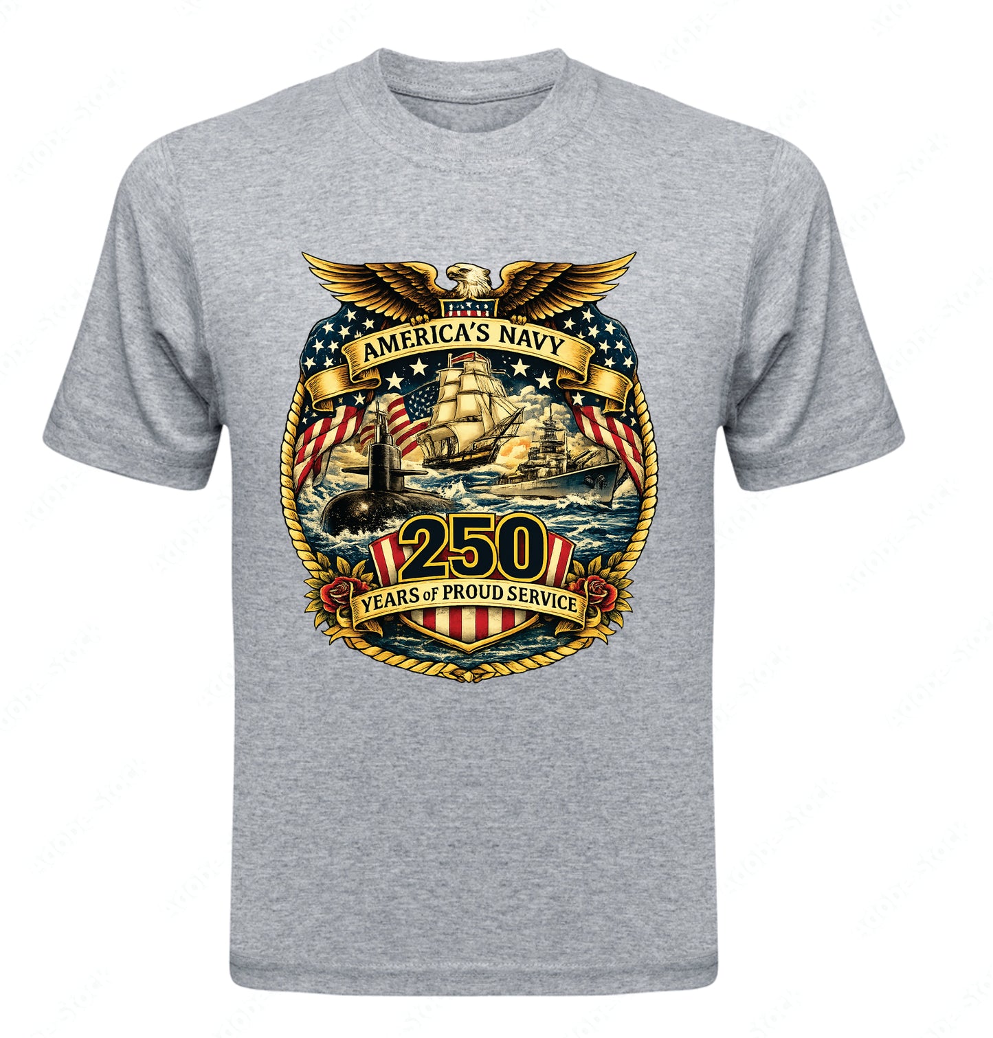 250 Years Proud Navy Service - Clothing