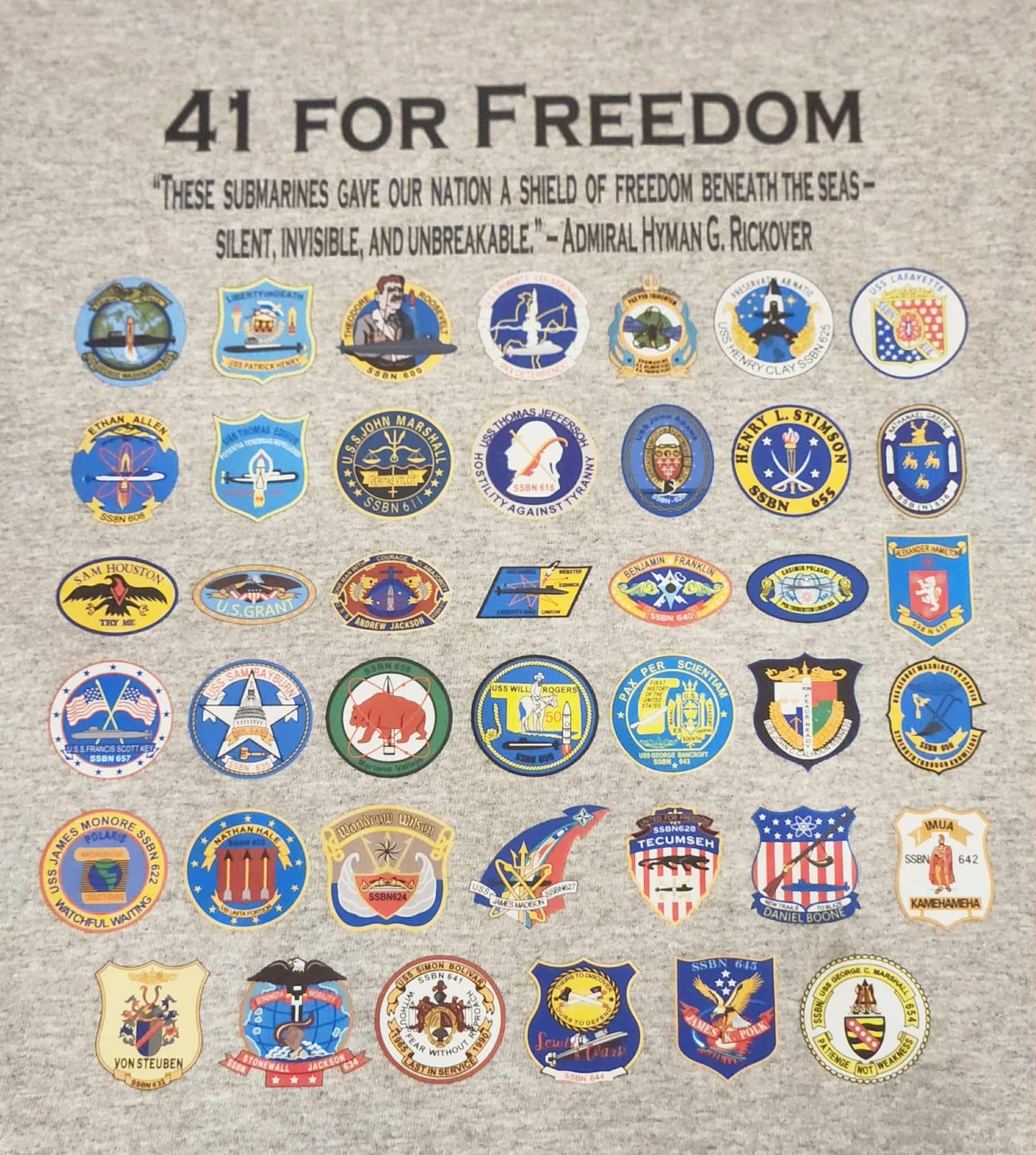 41 For Freedom T-shirt