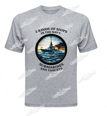 2 Kinds of Ships In the Navy - Submarines & Targets Scope : Clothing