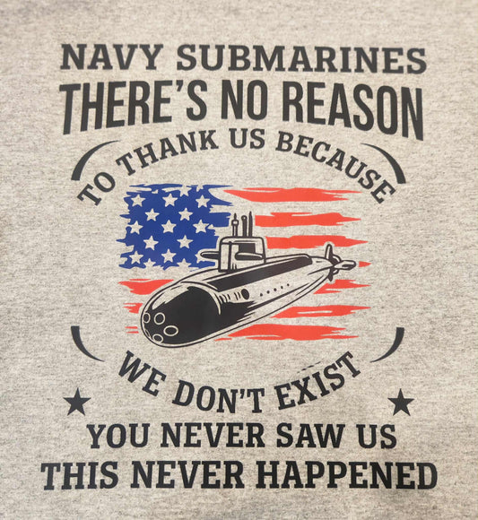 No Reason To Thank Us - Never There T-shirt