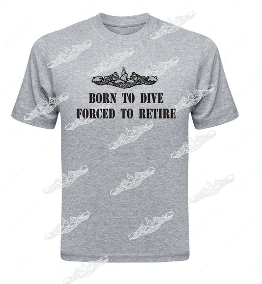 Born to Dive/ Forced To Retire TEXT and Dolphin: Clothing