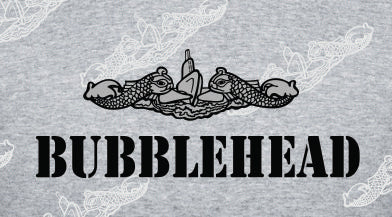 Bubblehead TEXT & Dolphin: Clothing