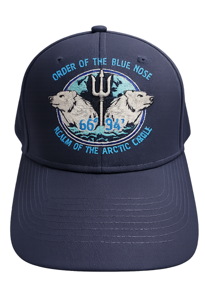 Order of the Blue Nose Ball Cap - 2 Polar Bears logo