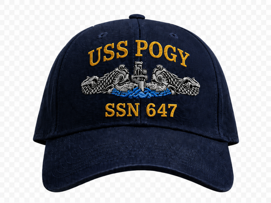 USS POGY 647 HAT - CUSTOM OPTIONS