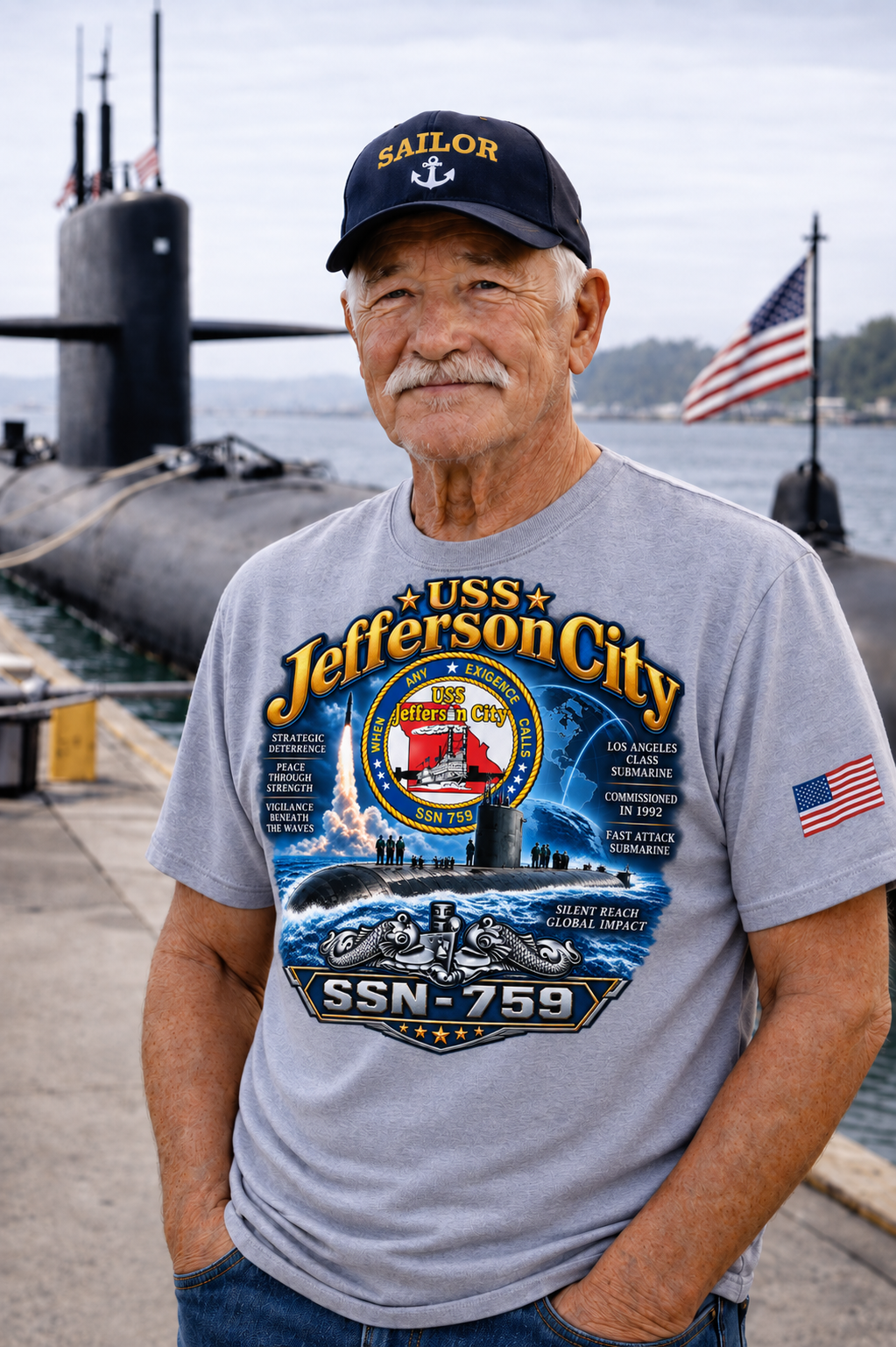 USS Jefferson City SSN - 759 Dynamic Clothing