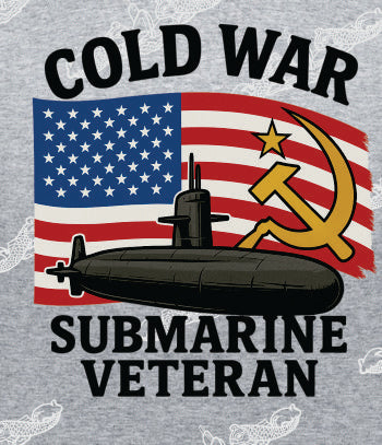 Cold War -Large American Flag & Sickle    T-Shirt / CREW SWEATSHIRT / HOODIE