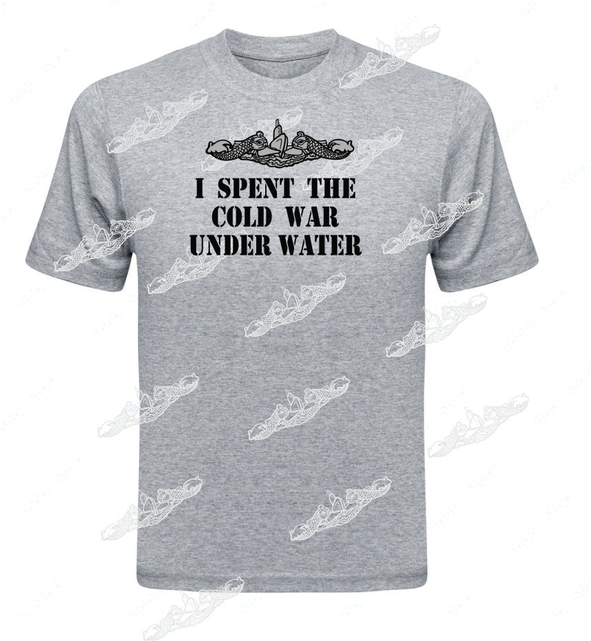 COLD WAR Under Water Text & Dolphins: Clothing