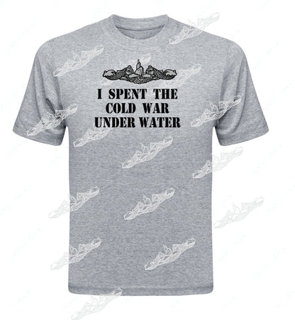 COLD WAR Under Water Text & Dolphins: Clothing