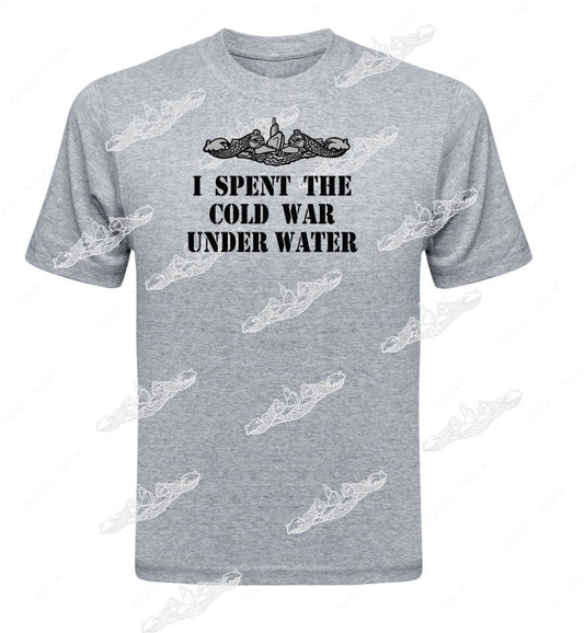 COLD WAR Under Water Text & Dolphins: Clothing