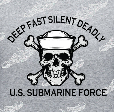 Deep Fast Silent Deadly SAILOR SKULL :  Clothing