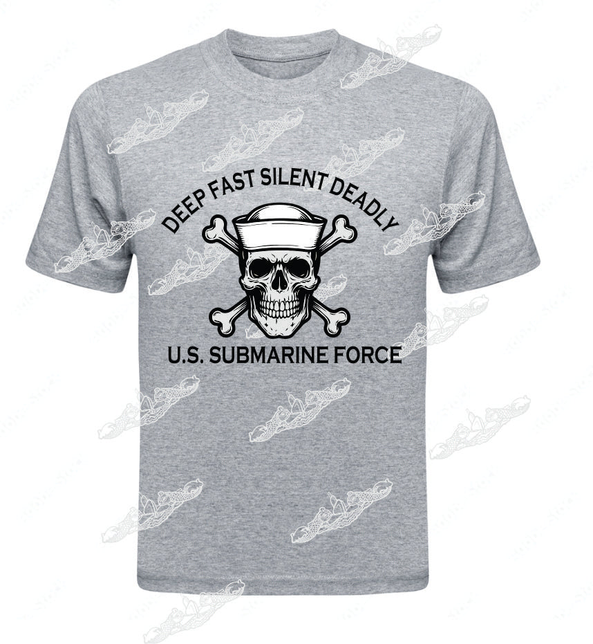 Deep Fast Silent Deadly SAILOR SKULL :  Clothing