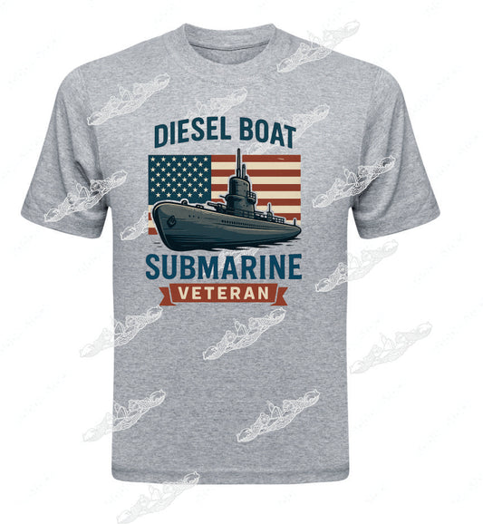 Diesel Boat Submarine Veteran BIG FLAG & SUB : CLOTHING