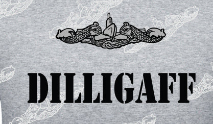 DILLIGAF - Do I Look... TEXT & Dolphins : Clothing