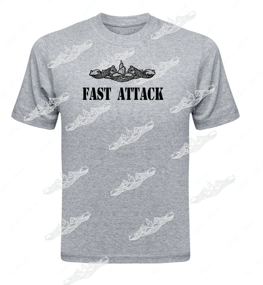 Fast Attack TEXT & Dolphins - Clothing