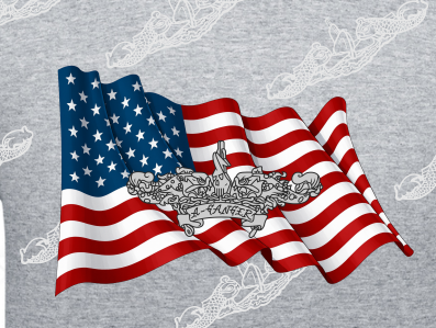 Flag and Dolphins  - Clothing