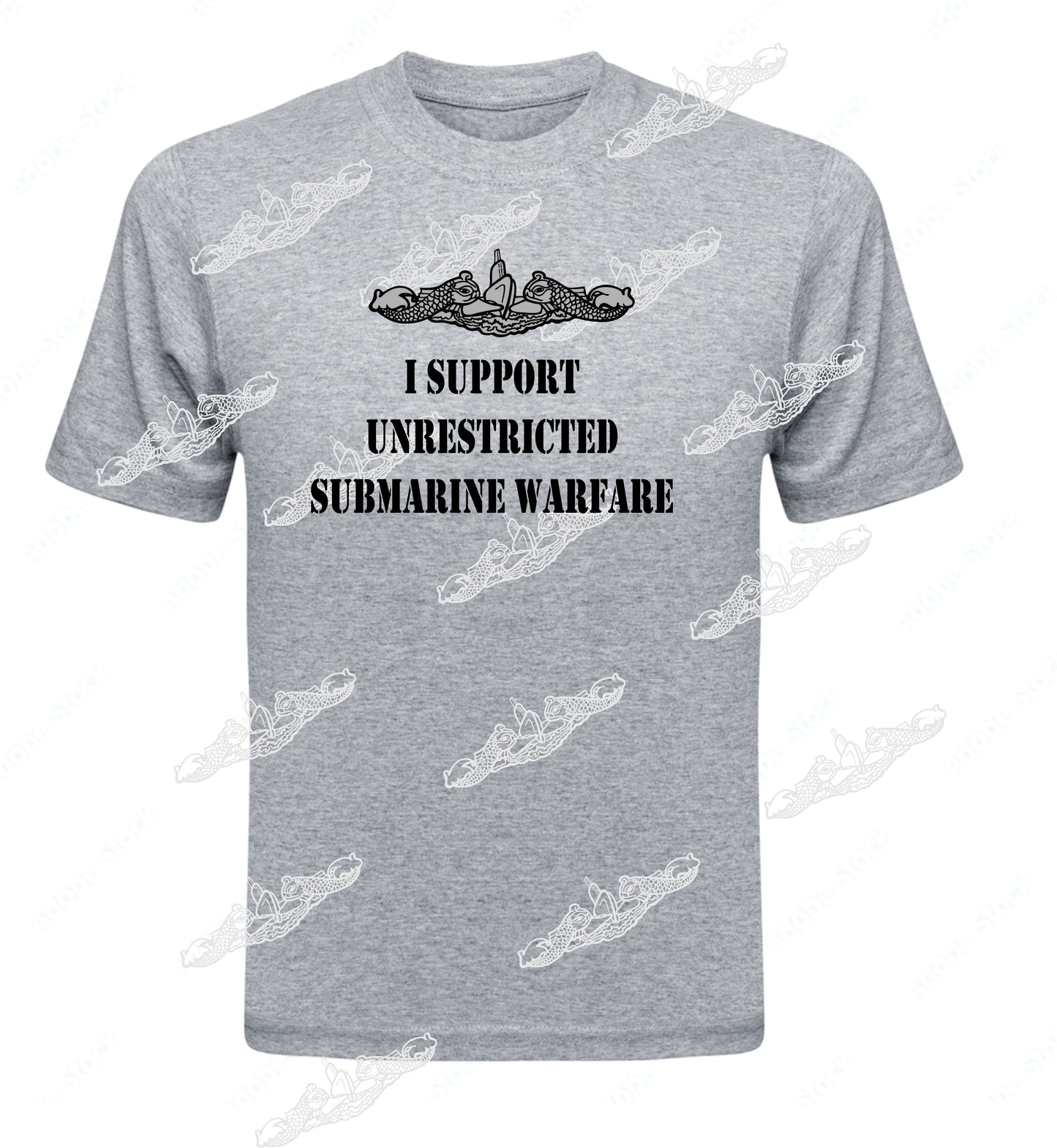 I Support Unrestricted Warfare TEXT & Dolphins : Clothing