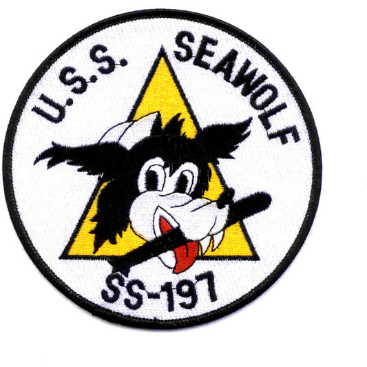 USS SEAWOLF SS - 197 PATCH