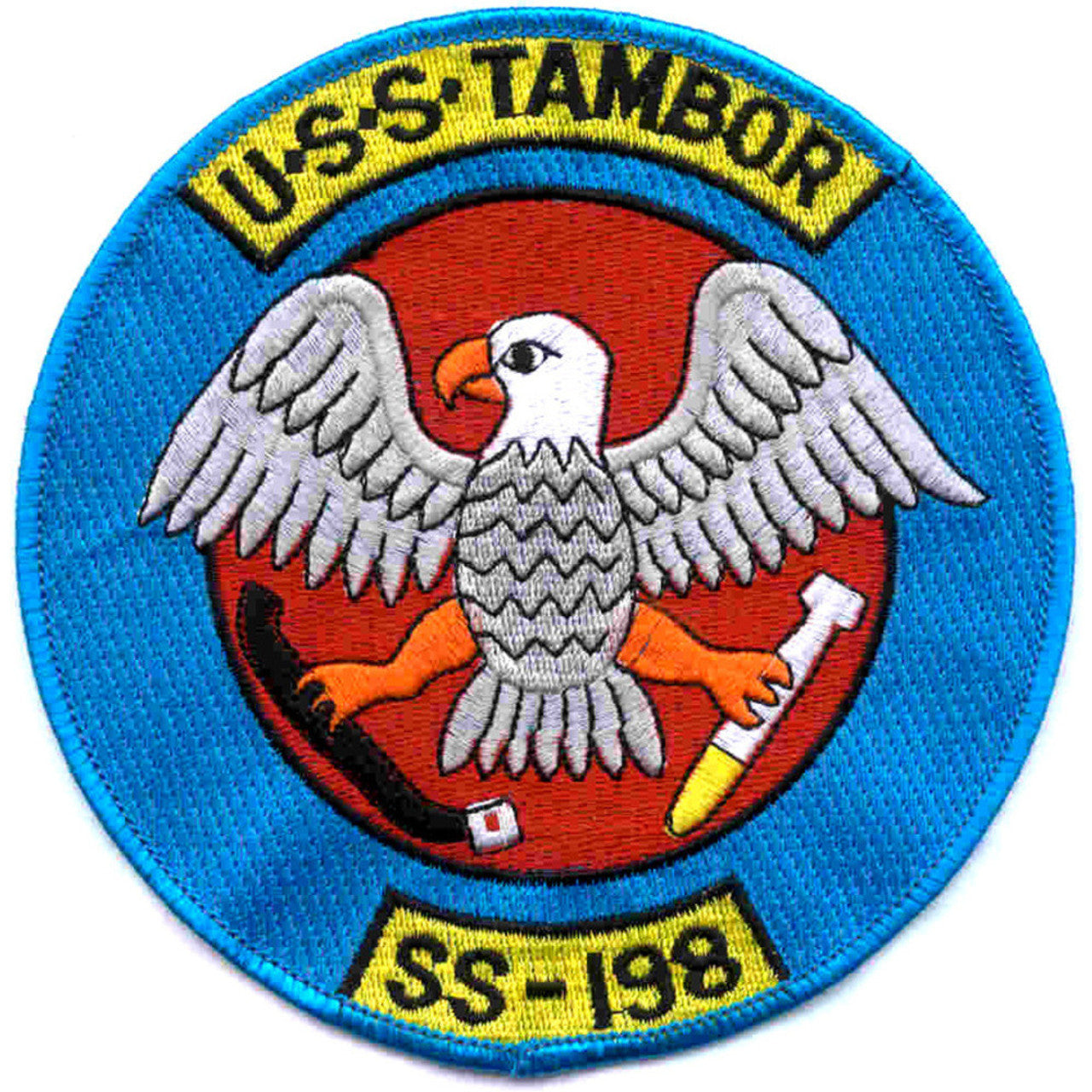 USS TAMBOR SS 198 PATCH