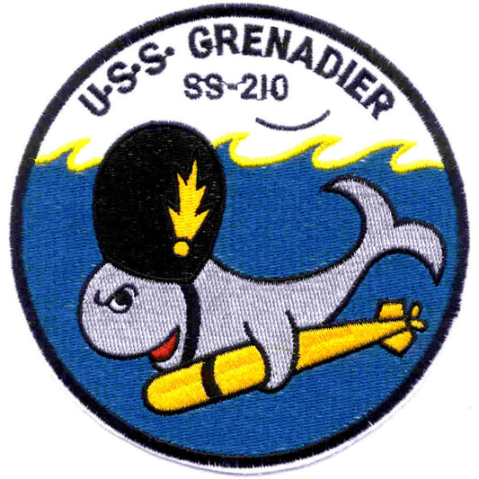 USS GRENADIER SS 210 PATCH