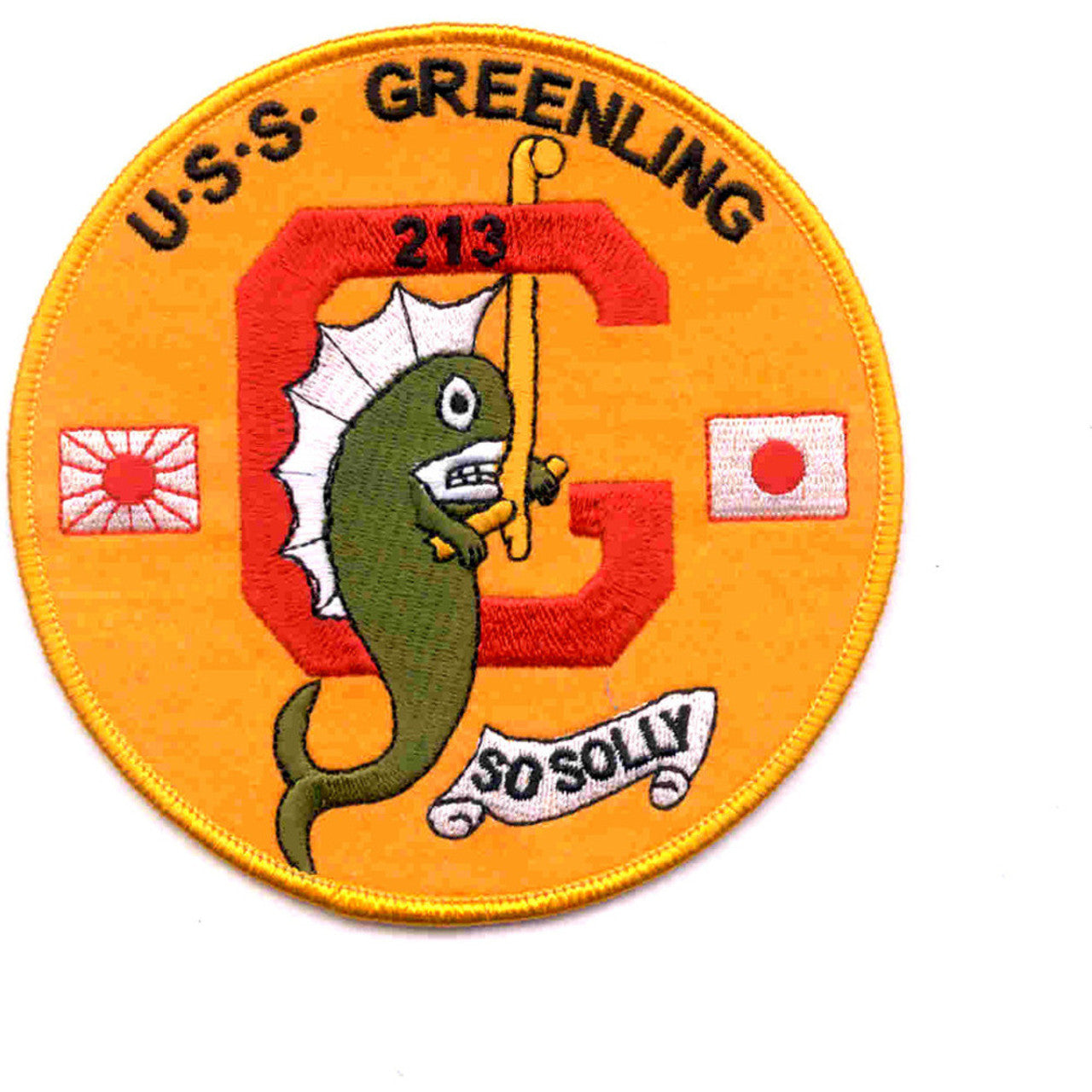 USS GRENLIN SS 213 PATCH