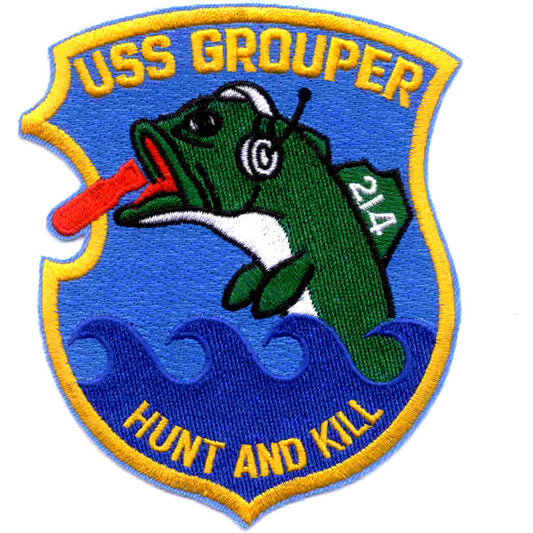 USS GROUUPER SS 214 PATCH