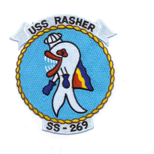 USS RASHER SS 269 PATCH