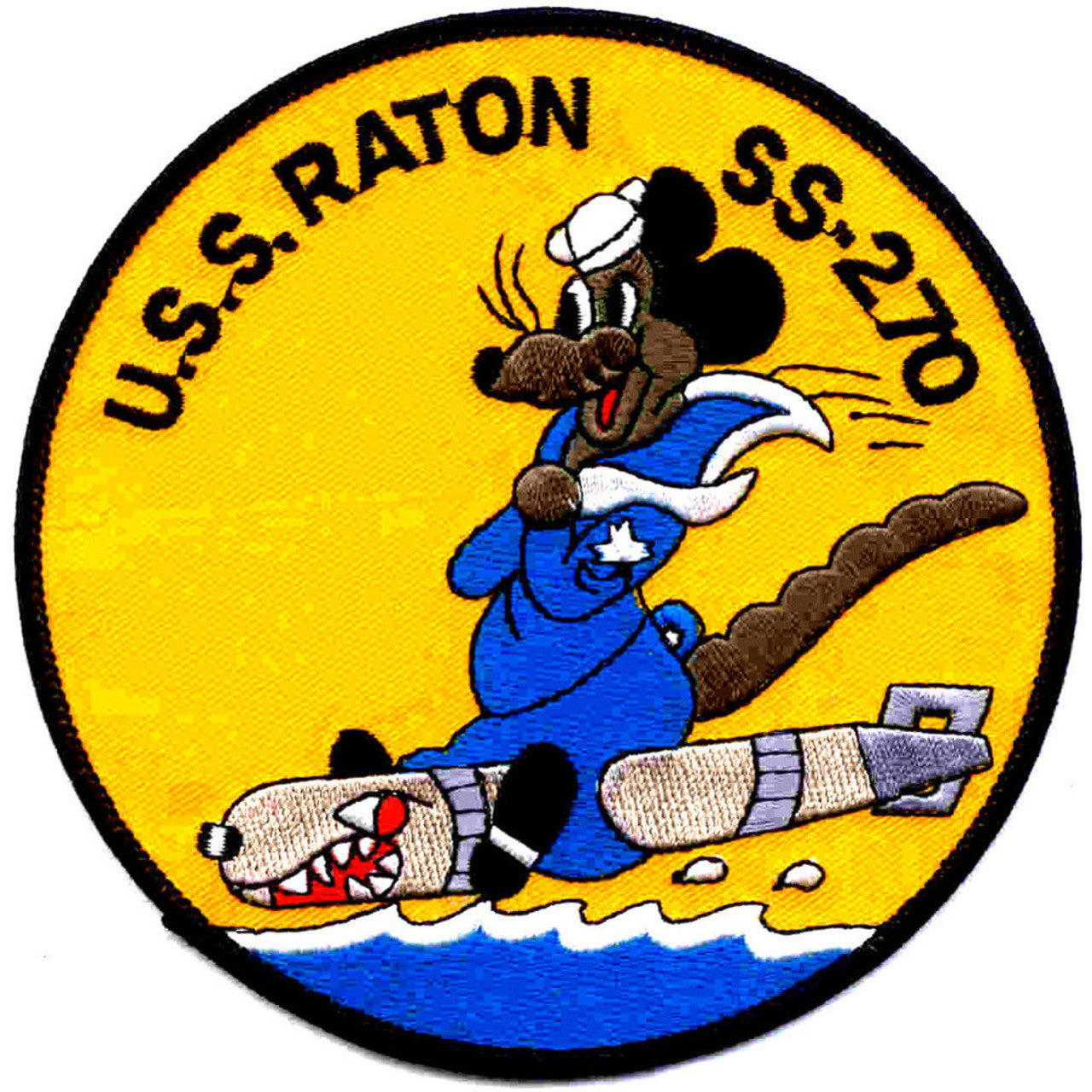 USS RATON SS 270 PATCH