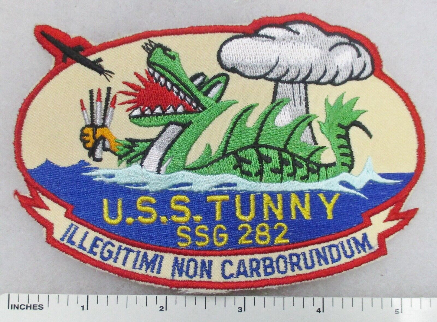 USS TUNNY SSG 282 PATCH