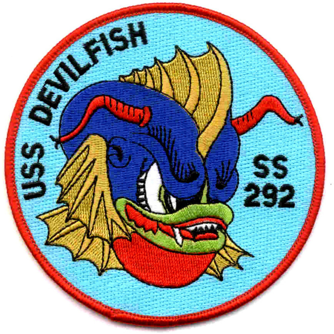 USS DEVILFISH SS 292 PATCH