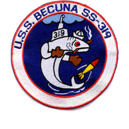 USS BECUNA SS 319 PATCH