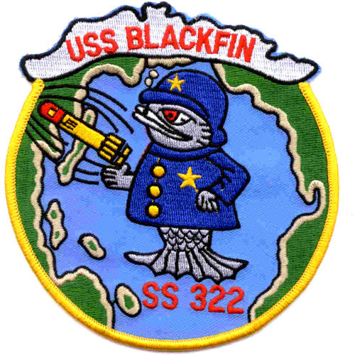 USS BLACKFIN SS 322 PATCH