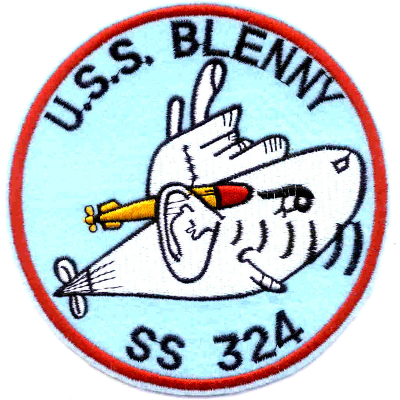 USS BLENNY SS 324 PATCH