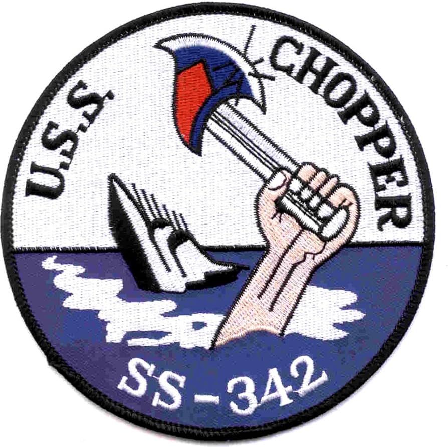 USS CHOPPER SS 342 PATCH