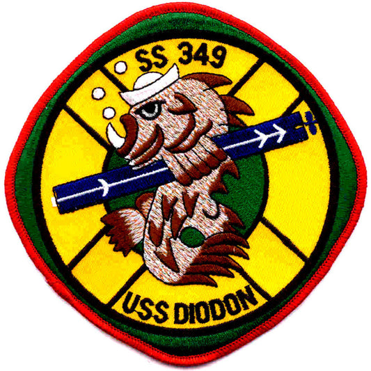 USS DIODON SS 349 PATCH