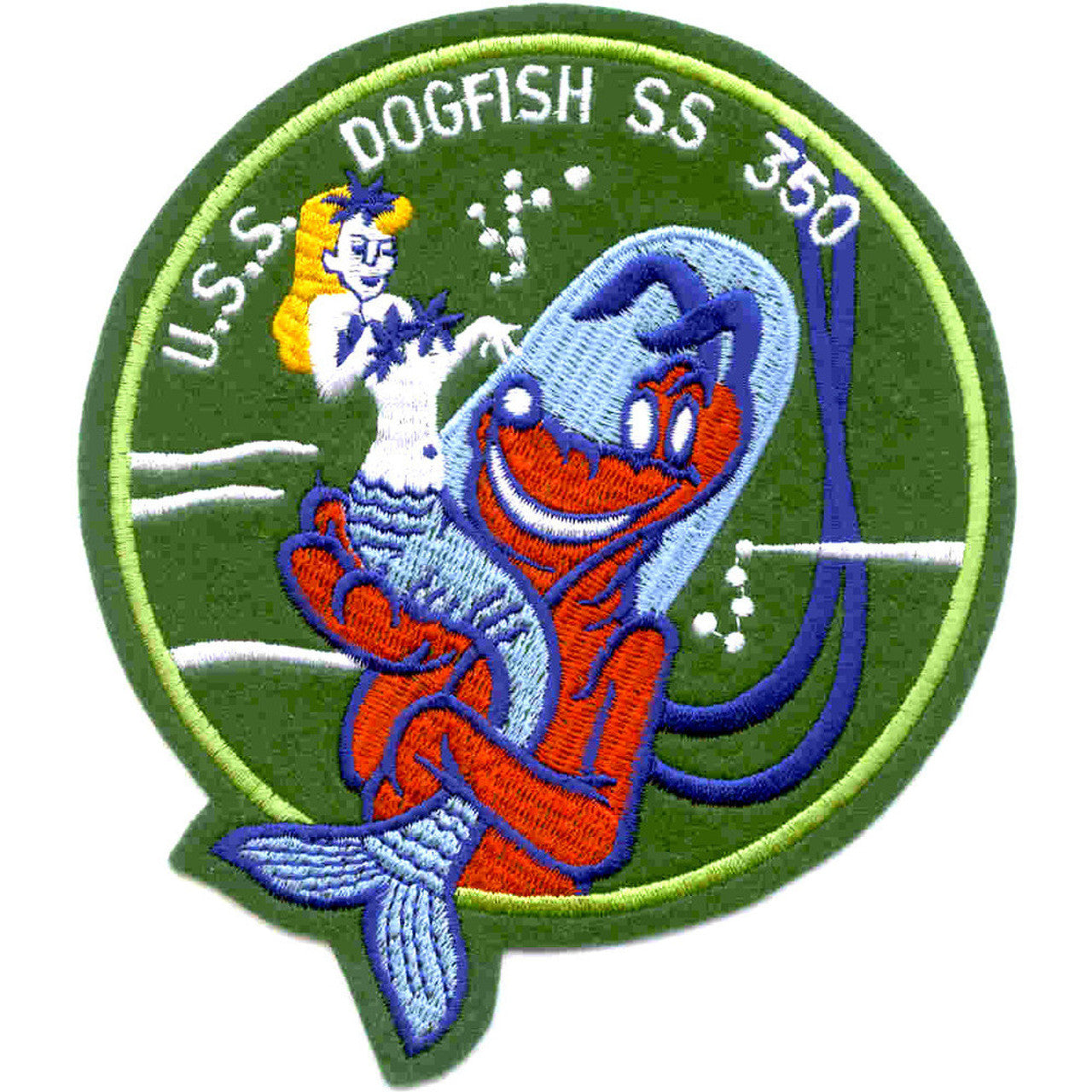 USS DOGFISH SS 350 PATCH