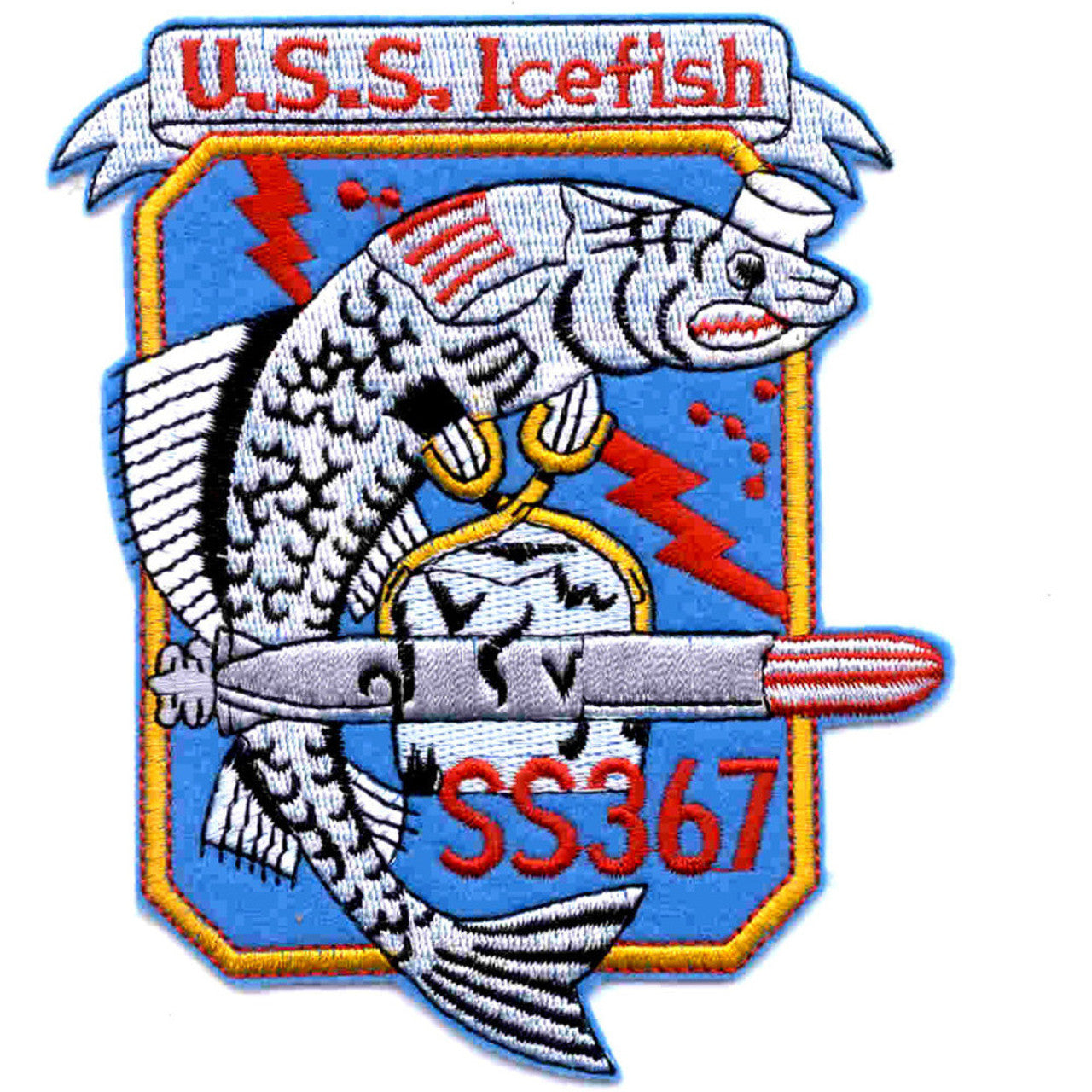 USS ICEFISH SS 367 PATCH