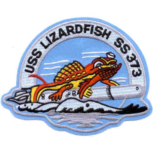 USS LIZARDFISH SS 373 PATCH