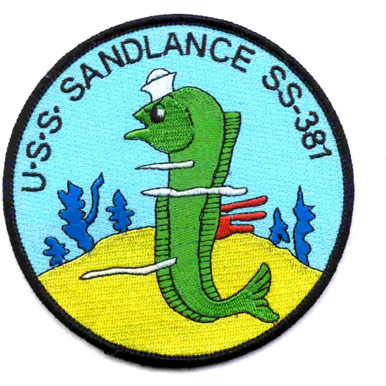 USS SANDLANCE SS 381 PATCH