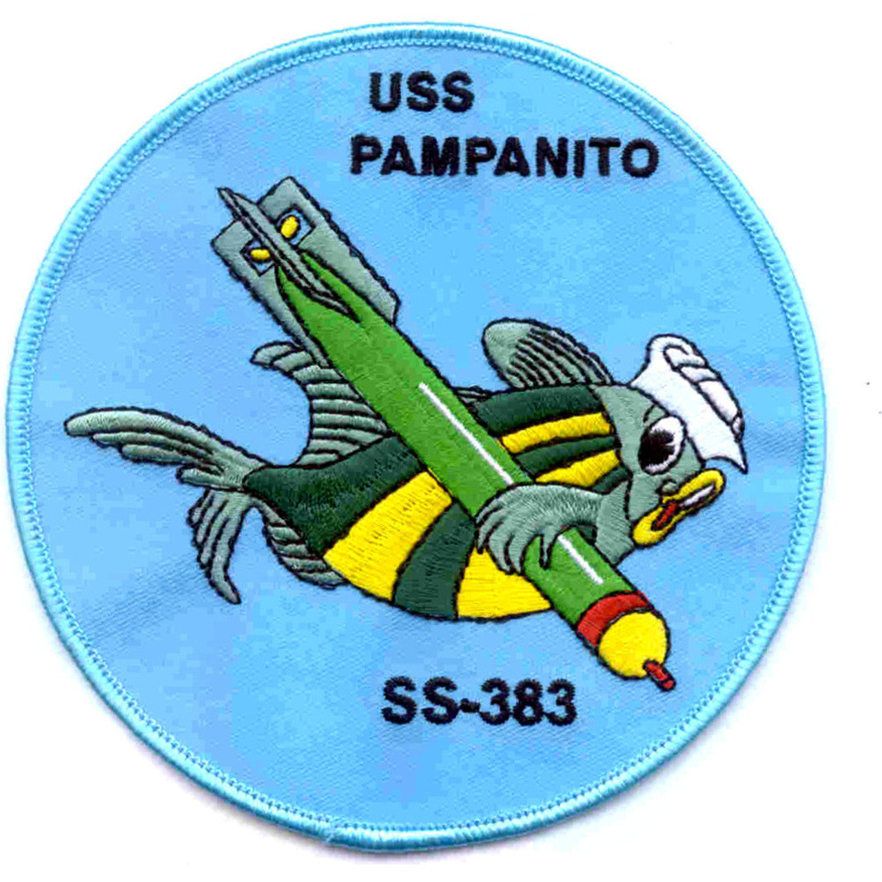 USS PAMPANITO SS 383 PATCH