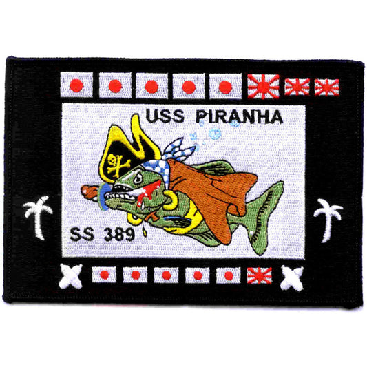 USS PIRANHA SS 389 PATCH