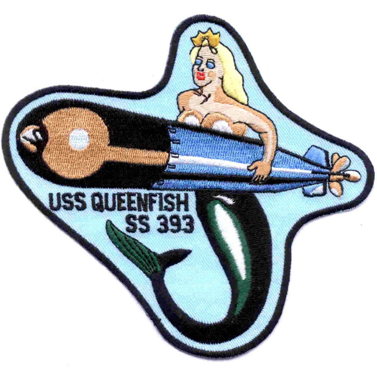 USS QUEENFISH SS 393 PATCH