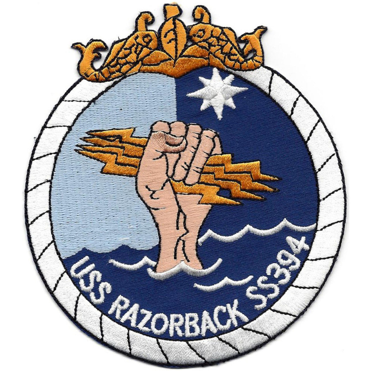 USS RAZORBACK SS 394 PATCH – SUBVEST.com