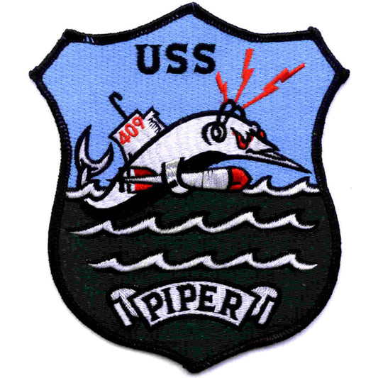 USS PIPER SS 409 PATCH