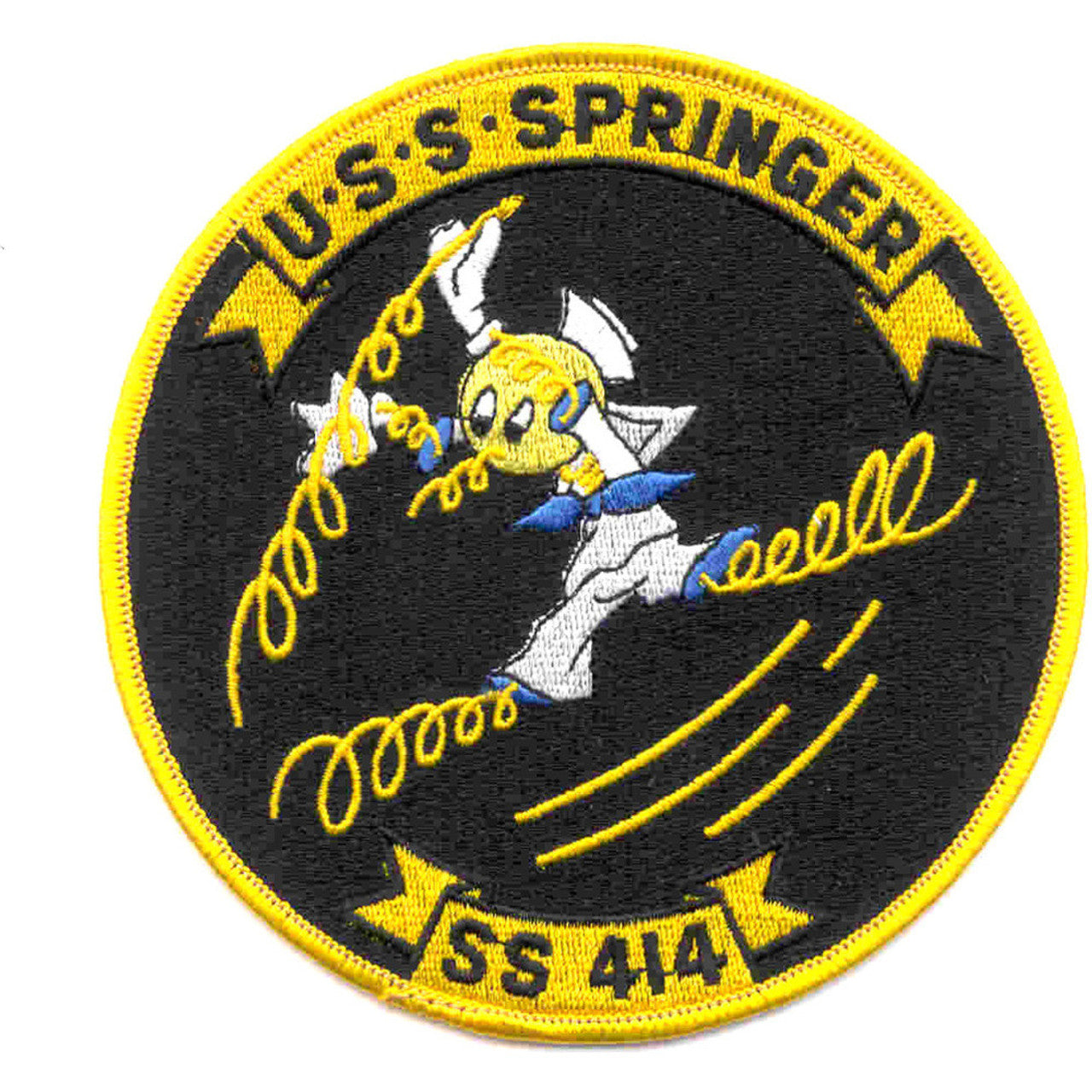 USS SPRINGER SS 414 PATCH