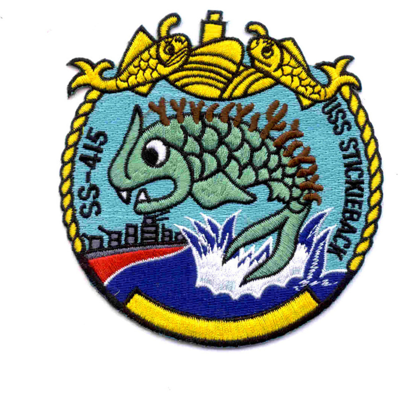 USS STICKLEBACK SS 415 PATCH