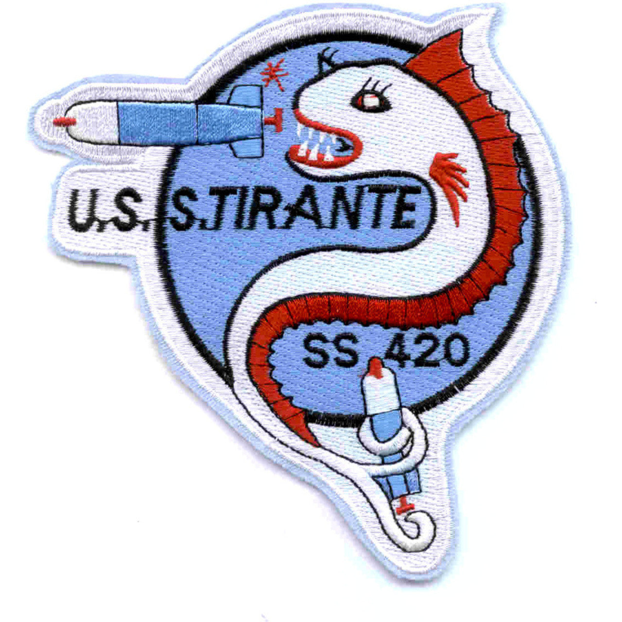 USS TIRANTE SS 420 PATCH – SUBVEST.com