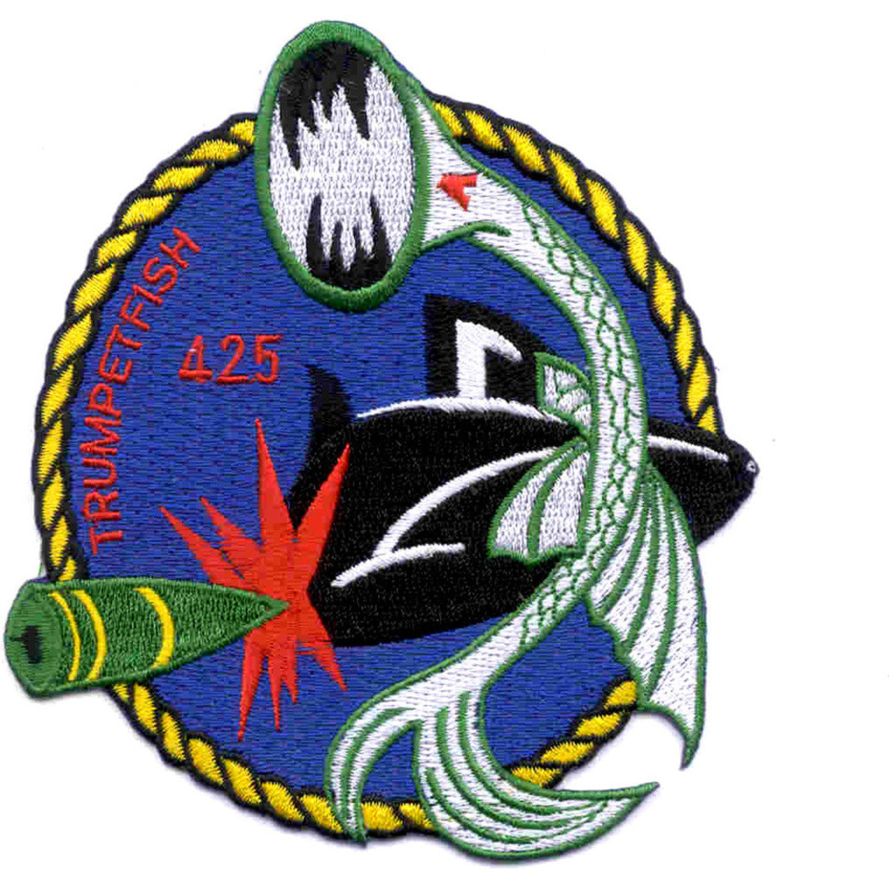 USS TRUMPETFISH SS 425 PATCH