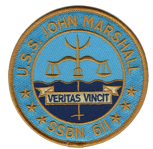 USS JOHN MARSHALL SSBN 611 PATCH